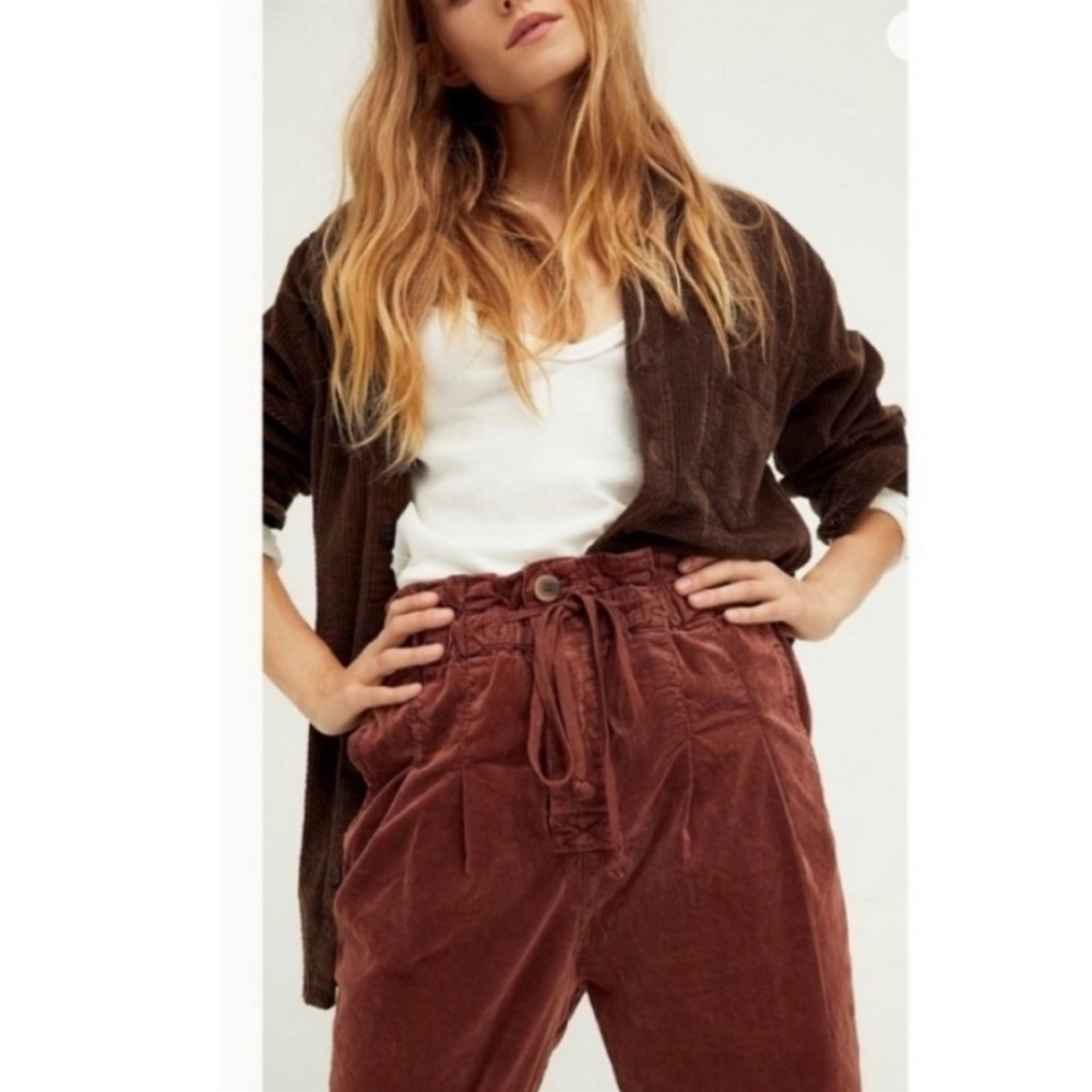 Free people. Margate Pleated Trouser. NWT. - Picture 3 of 10